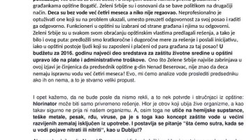 Zeleni Srbije- Opštinski odbor Bogatić