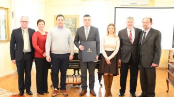 Predsednik Skupštine grada Šapca Nemanja Pajić priredio prijem za rukovodstvo Srednje poljoprivredne škole