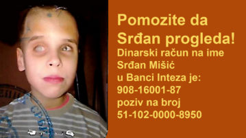 Pomozite da Srđan progleda!