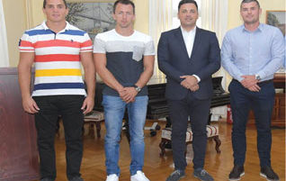 Prijem za šabačke kajakaše u Gradskoj kući