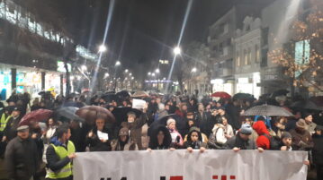 U Šapcu održan prvi protest „Jedan od pet miliona“