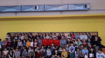 Druženje futsal reprezentativaca sa đacima iz šabačkih škola