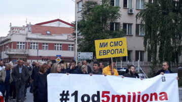 Održan dvadeseti protest „Jedan od pet miliona“