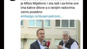 SAOPŠTENjE O NEISTINITIM NAVODIMA TABLOIDA „INFORMER“