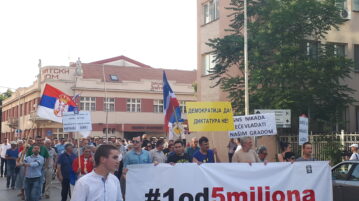 Šest meseci od prvih protesta obeleženo u Šapcu
