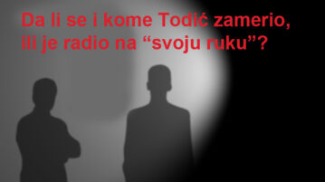 Тодић, жртвено јагње у међусобном обрачуну или…